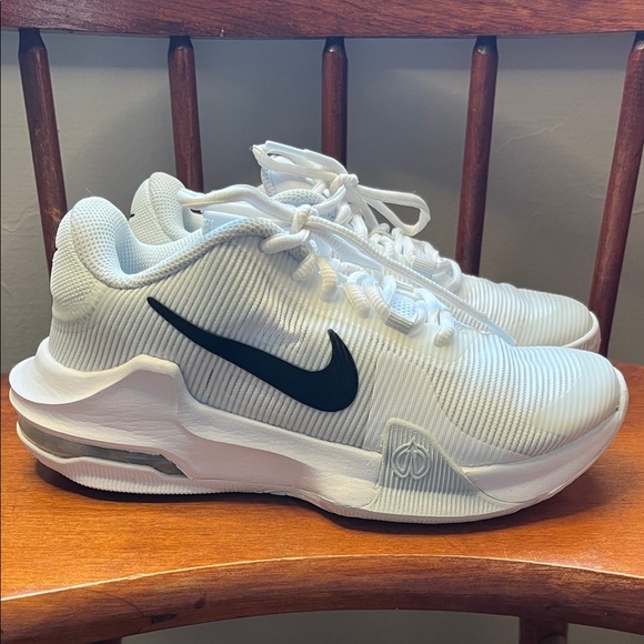 Nike Other - NWOT Nike Air Max Impact 4 Basketball Shoes White / Black Kids Size 4